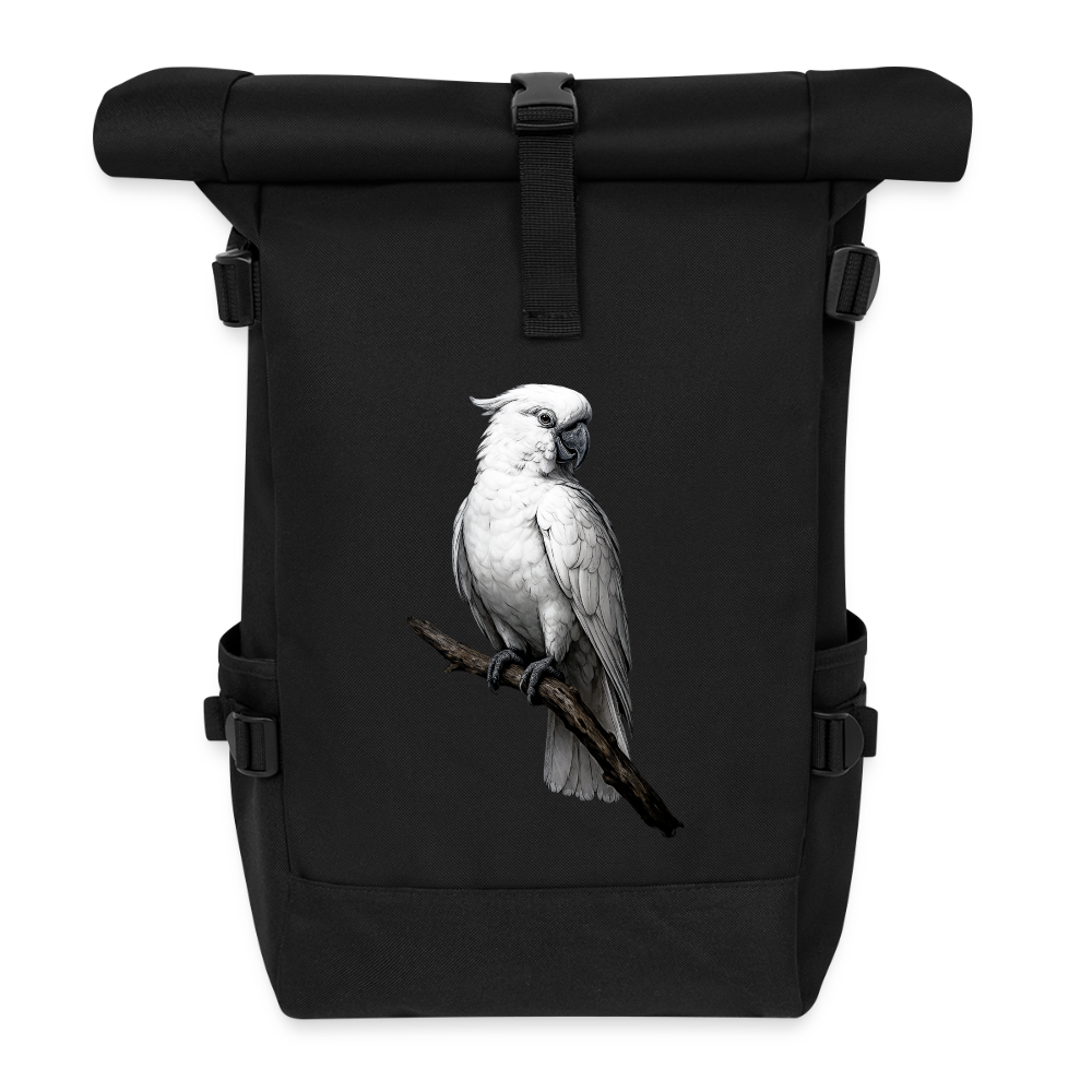 Rolltop Rucksack - Schwarz