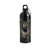 Panorama Trinkflasche mit Karabiner 750 ml - Schwarz