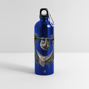 Panorama Trinkflasche mit Karabiner 750 ml - Königsblau