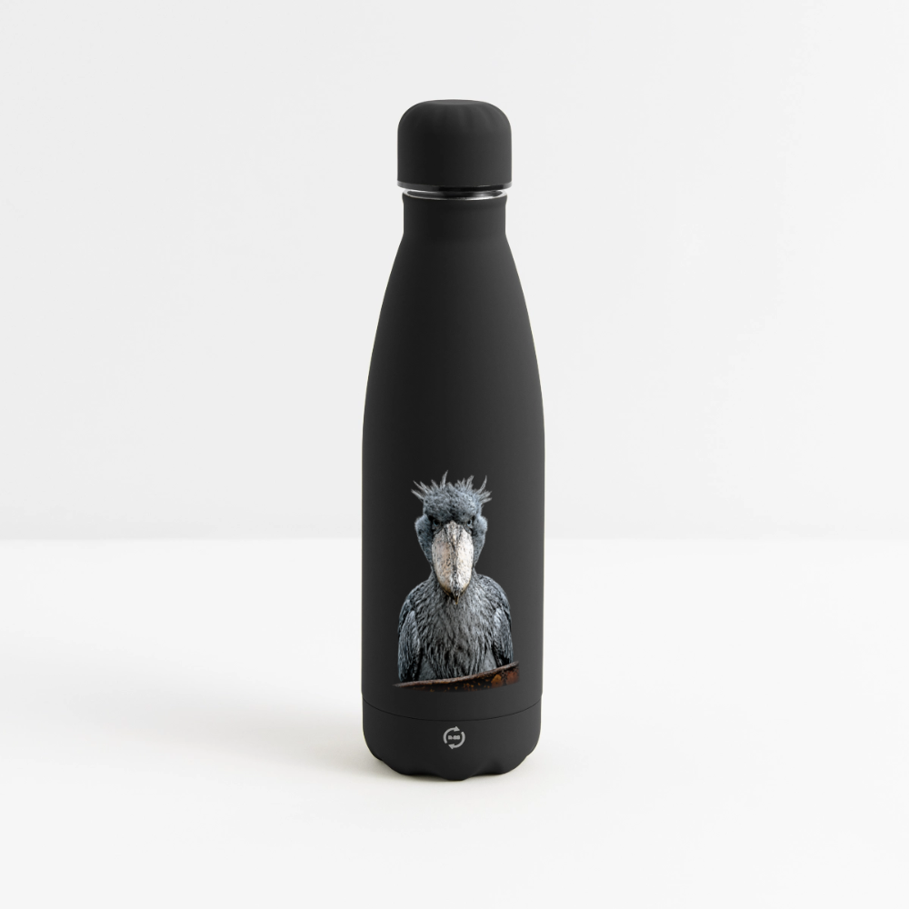 Matte Panorama Isolierflasche 500 ml - Schwarz