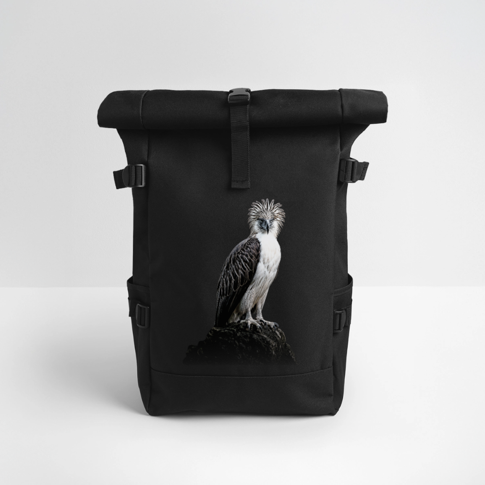 Rolltop Rucksack - Schwarz
