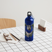Panorama Trinkflasche mit Karabiner 750 ml - Königsblau