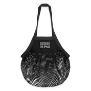 Organic Mesh-Einkaufstasche - Schwarz