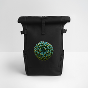 Rolltop Rucksack - Schwarz