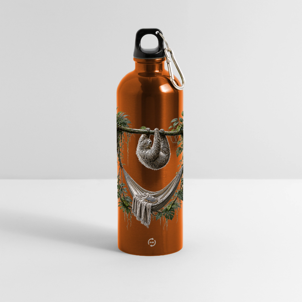 Panorama Trinkflasche mit Karabiner 750 ml - Orange