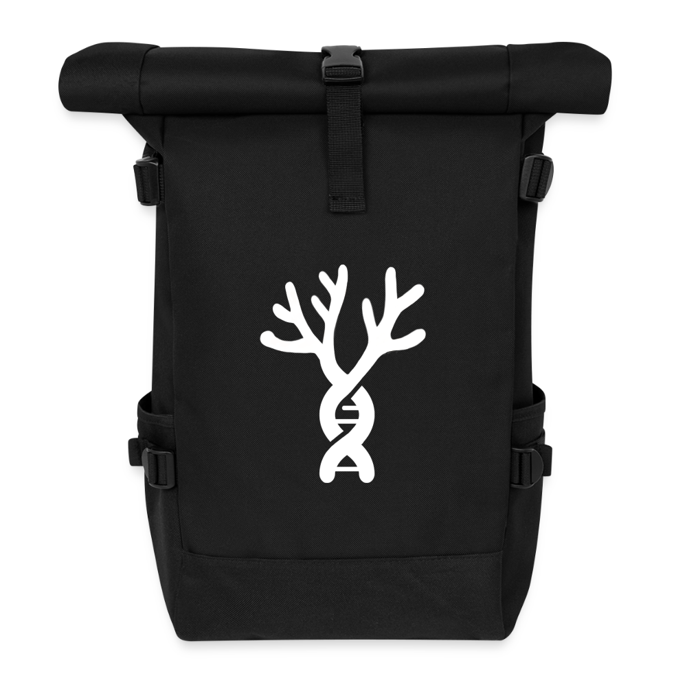 Roll Top Backpack - black