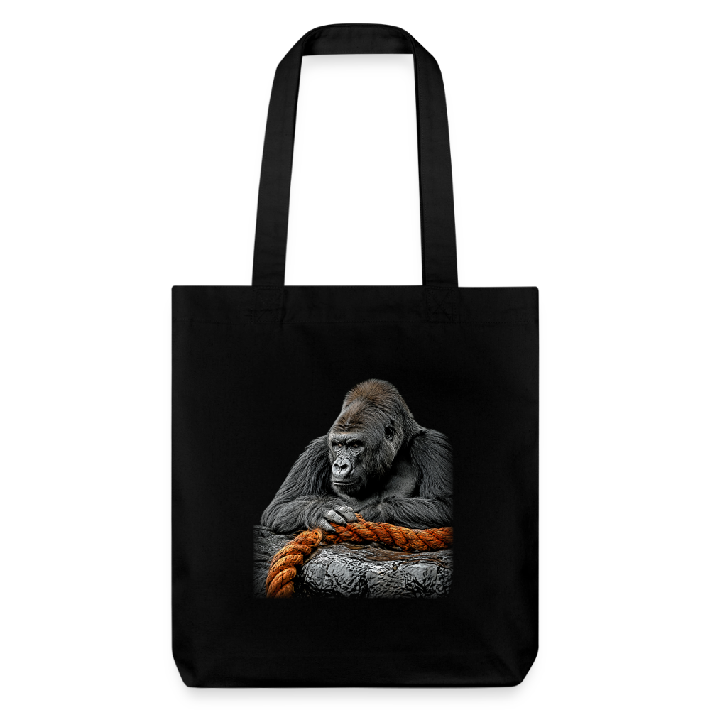 Stoffbeutel Gorilla - Schwarz