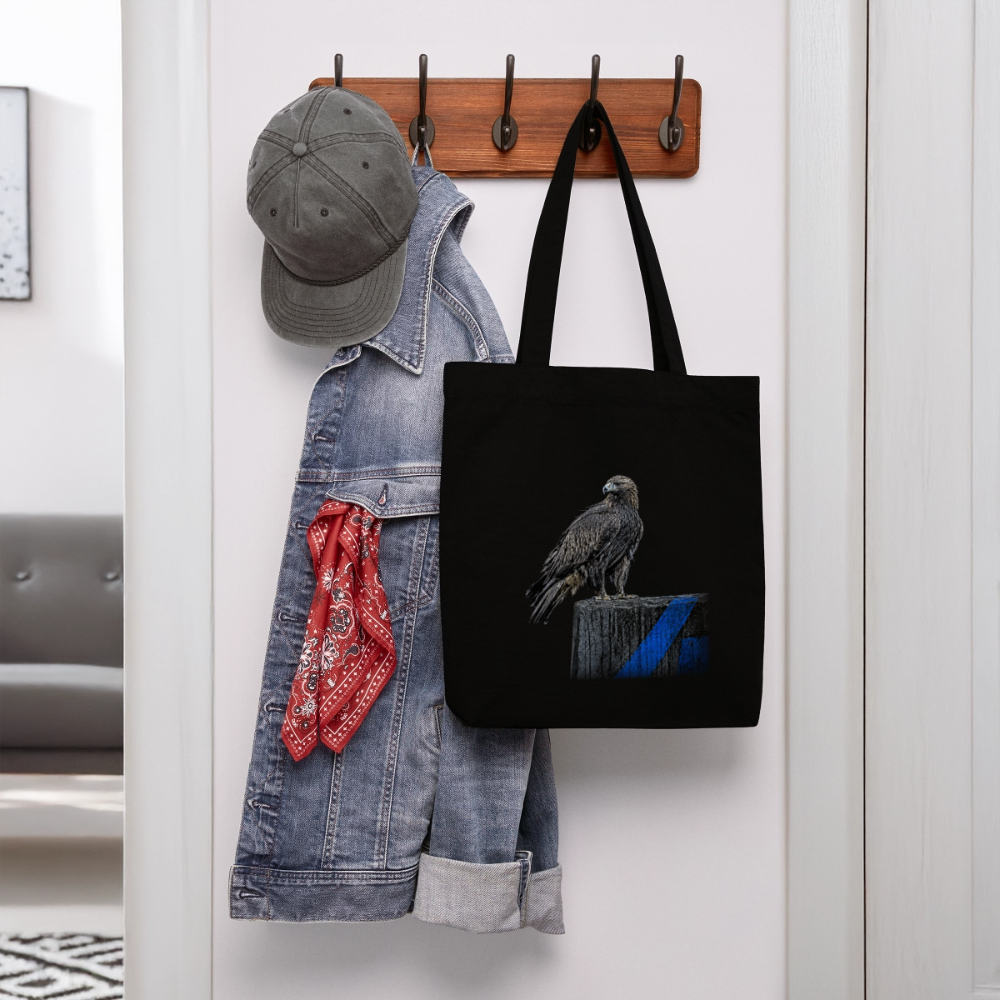 Stoffbeutel Adler - Schwarz