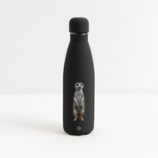 Matte Panorama Isolierflasche 500 ml - Schwarz