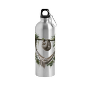 Panorama Trinkflasche mit Karabiner 750 ml - Lightsilver