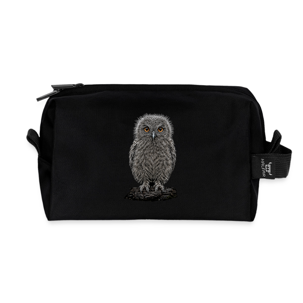 Recycelte Kulturtasche - Schwarz