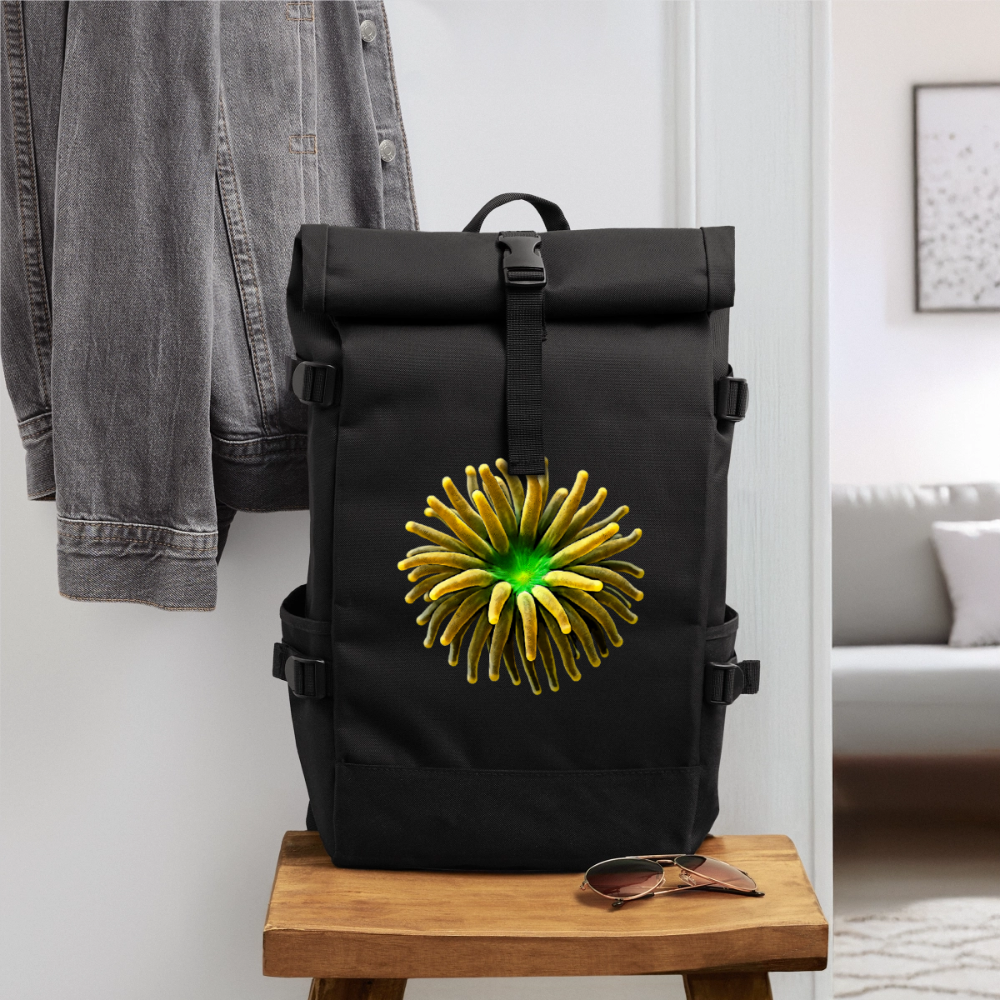 Rolltop Rucksack - Schwarz