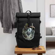 Rolltop Rucksack - Schwarz