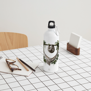 Panorama Trinkflasche mit Karabiner 750 ml - Weiß