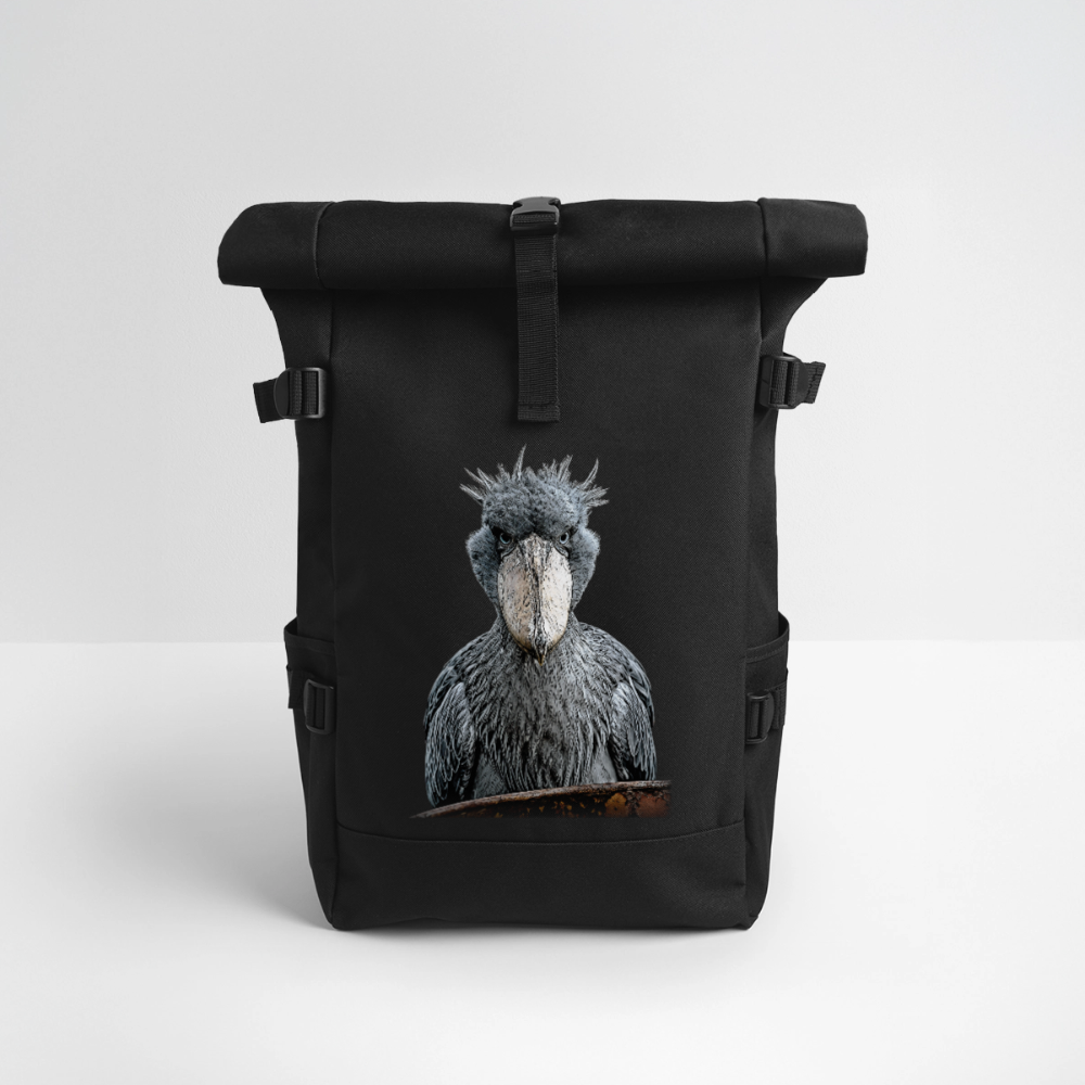 Rolltop Rucksack - Schwarz