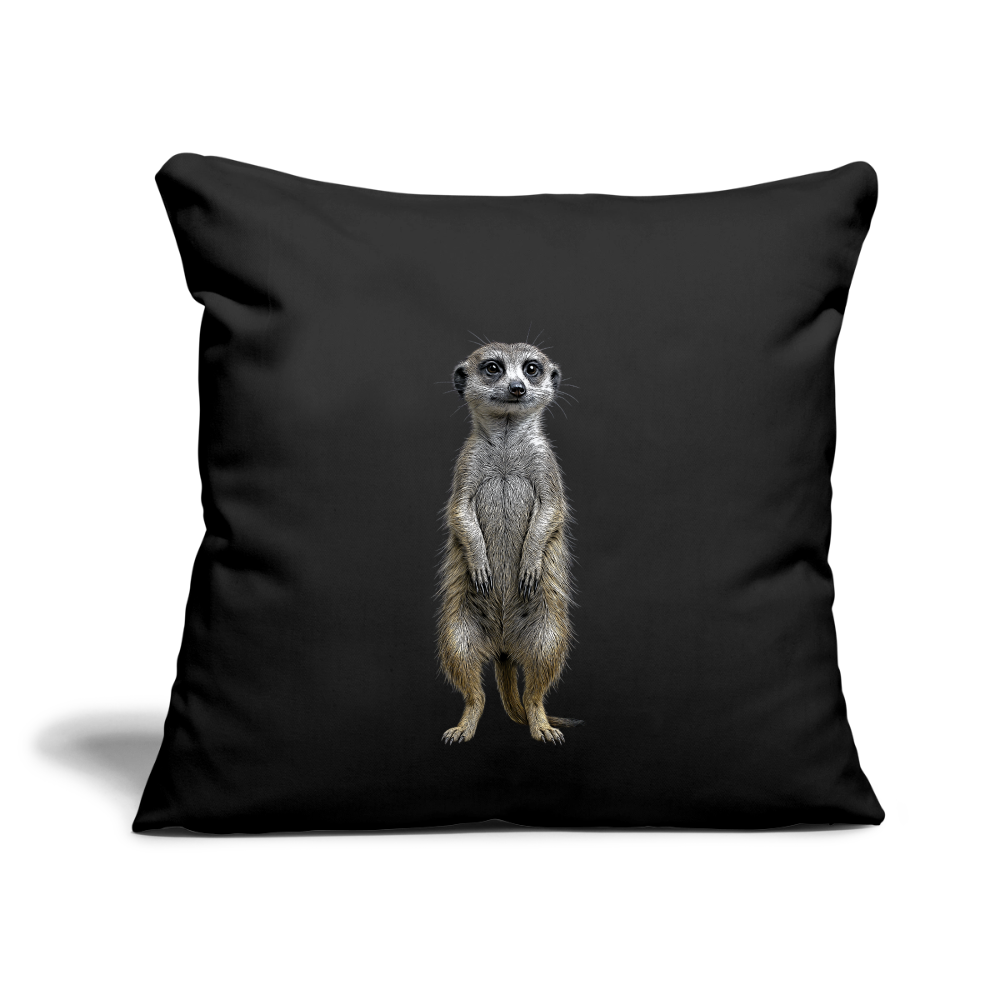 Kissen Erdmännchen - Schwarz
