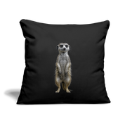 Kissen Erdmännchen - Schwarz