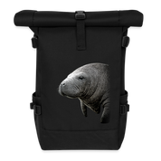 Rolltop Rucksack - Schwarz
