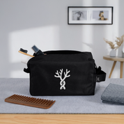 Recycled Toiletry Zip Bag - black