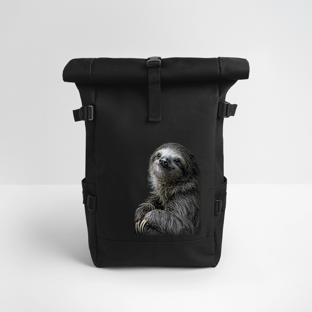 Rolltop Rucksack - Schwarz