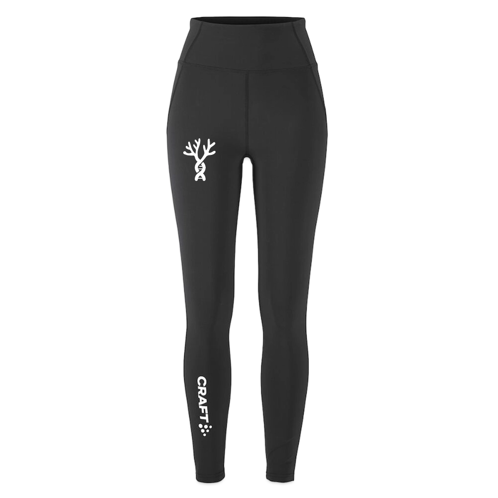 CRAFT Rush 2.0 Frauen Tights Coral DNA - Schwarz