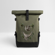 Rolltop Rucksack - Olive/Schwarz