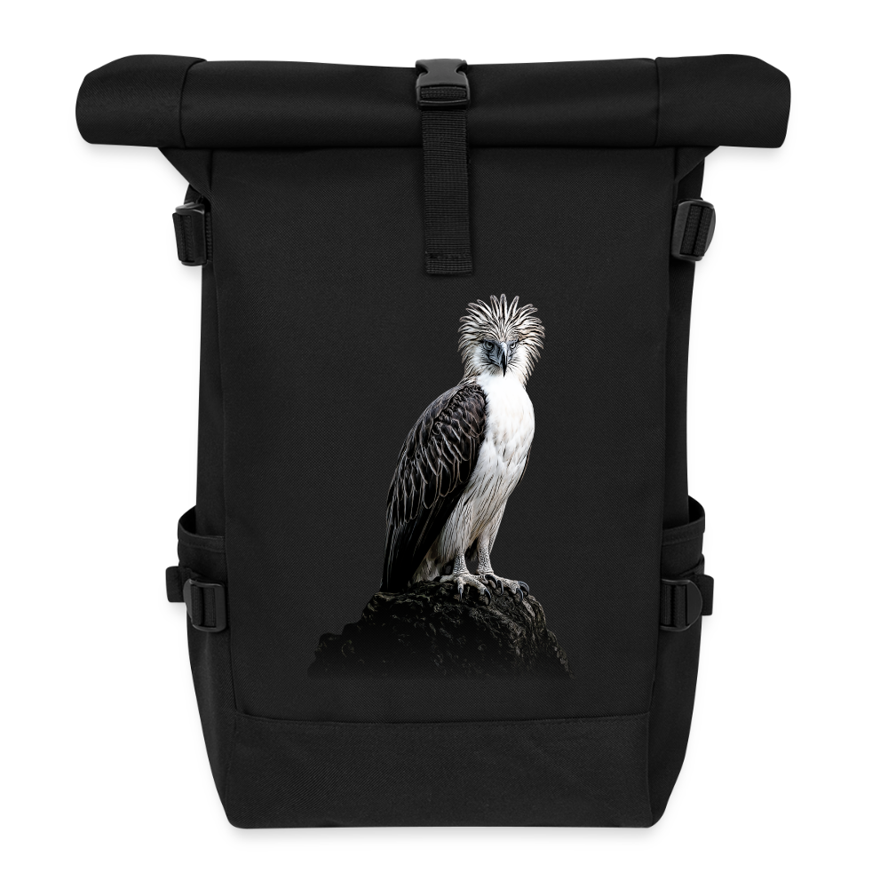 Rolltop Rucksack - Schwarz