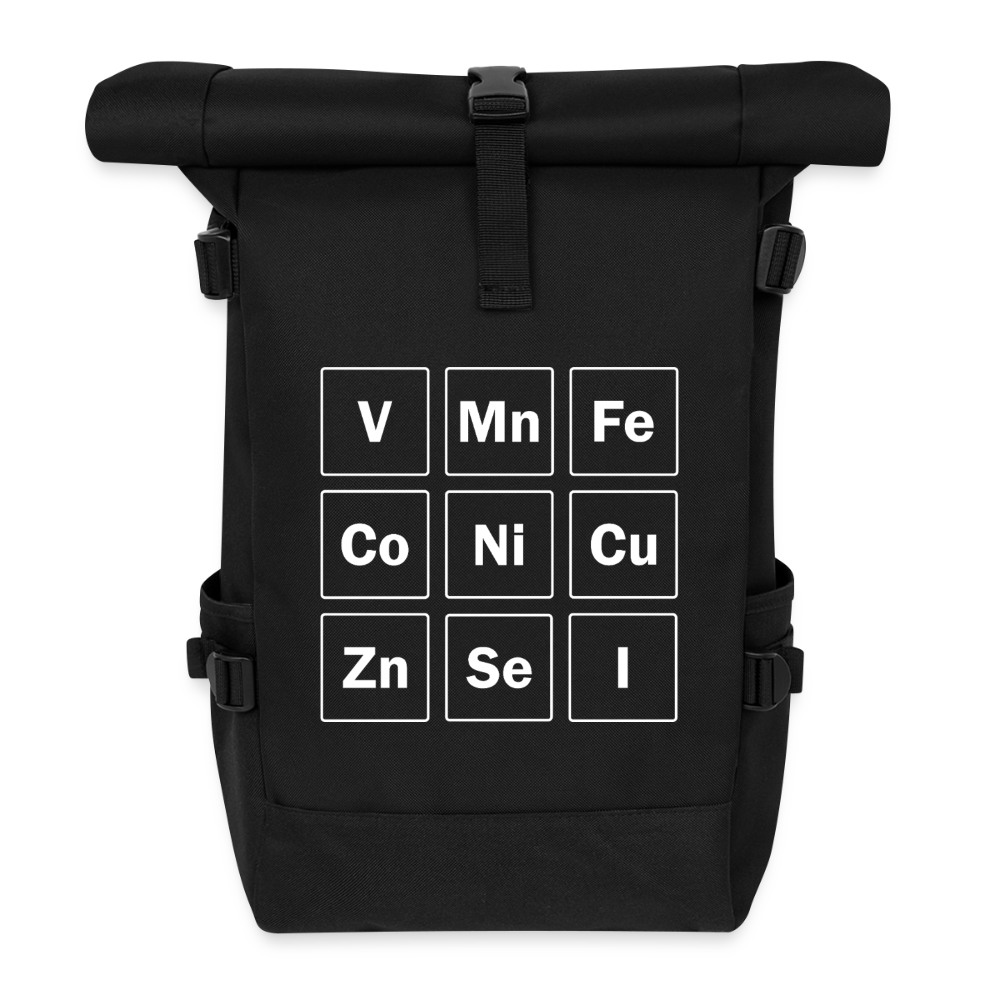 Rolltop Rucksack - Schwarz
