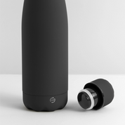 Matte Panorama Isolierflasche 500 ml - Schwarz