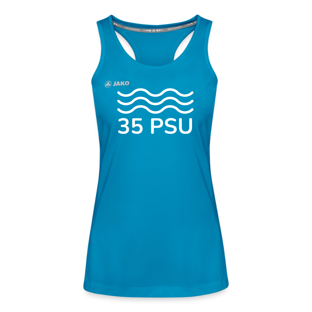 JAKO Frauen Tanktop Run 2.0 35 PSU - Saphirblau