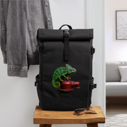 Rolltop Rucksack - Schwarz