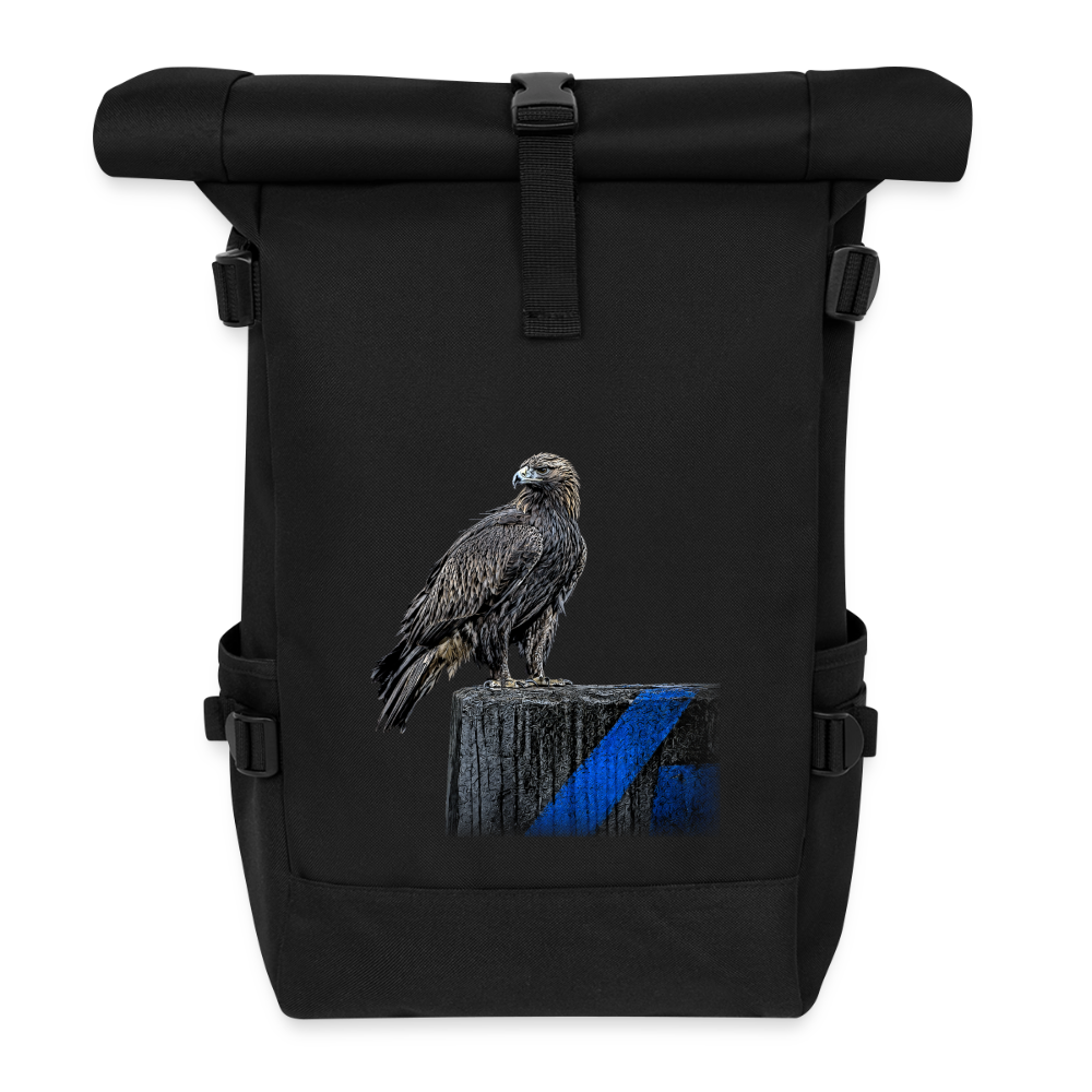 Rolltop Rucksack - Schwarz
