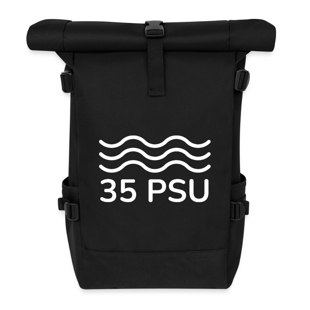 Rolltop Rucksack - Schwarz
