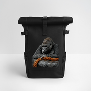Rolltop Rucksack - Schwarz