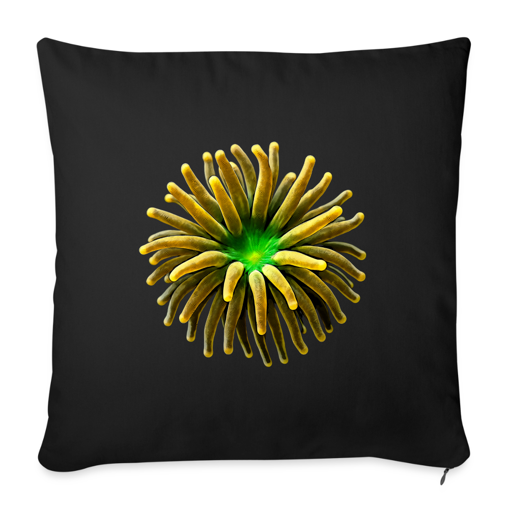 Sofakissen mit Füllung 44 x 44 cm - Schwarz