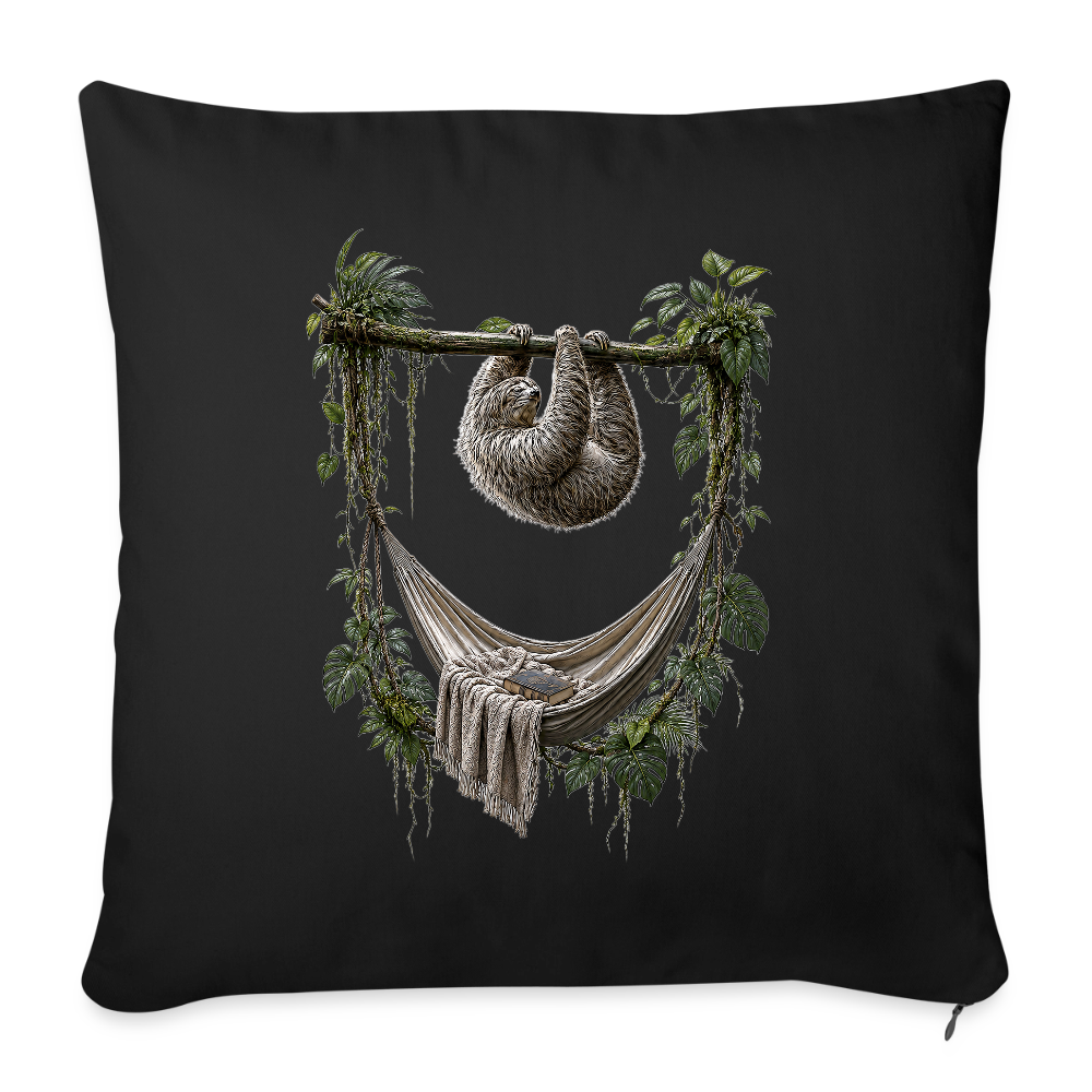 Sofakissen mit Füllung 44 x 44 cm - Schwarz