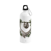 Panorama Trinkflasche mit Karabiner 750 ml - Weiß