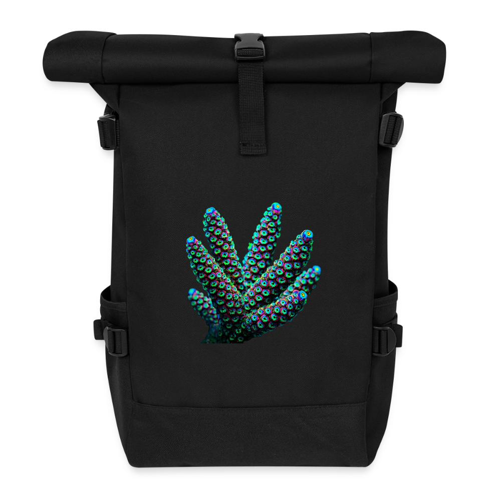 Rolltop Rucksack - Schwarz