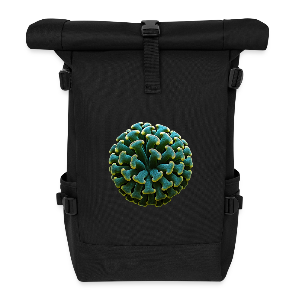 Rolltop Rucksack - Schwarz