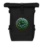 Rolltop Rucksack - Schwarz