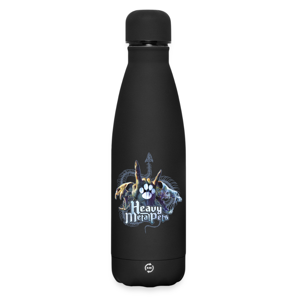 Matte Thermosflasche 500 ml - Schwarz