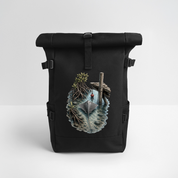 Rolltop Rucksack - Schwarz