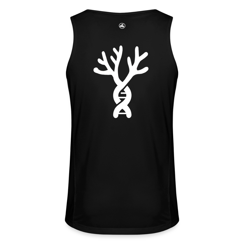 JAKO Männer Tanktop Run 2.0 Coral DNA - Schwarz