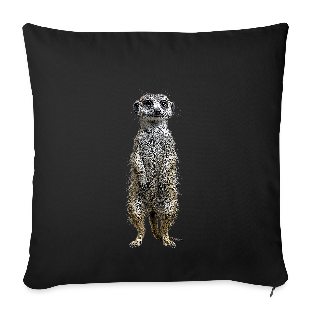 Kissen Erdmännchen - Schwarz