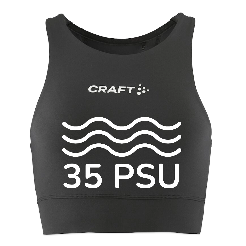 CRAFT Rush 2.0 Frauen Crop Top - Schwarz
