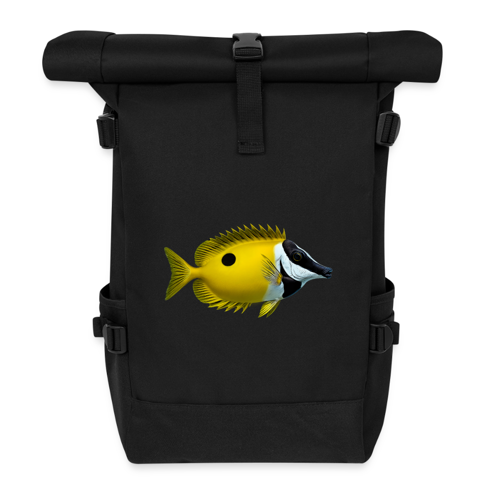 Rolltop Rucksack - Schwarz