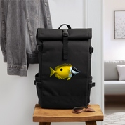 Rolltop Rucksack - Schwarz