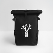 Roll Top Backpack - black