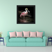 Leinwand gerahmt, Design Rosalöffler