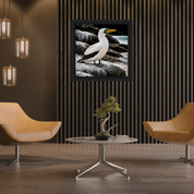 Gerahmte Leinwand, Design Nazcatölpel